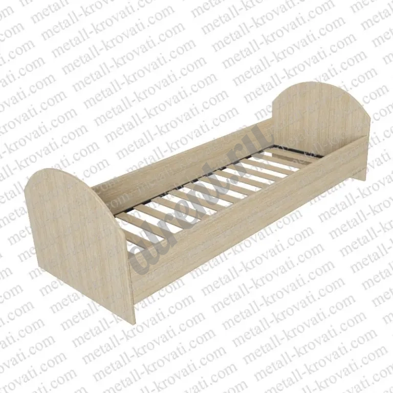 Металлические кровати с ДСП спинками, кровати из ЛДСП