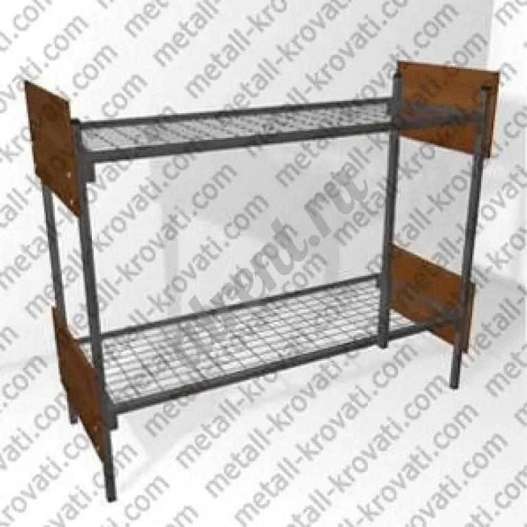 Металлические кровати с ДСП спинками, кровати из ЛДСП