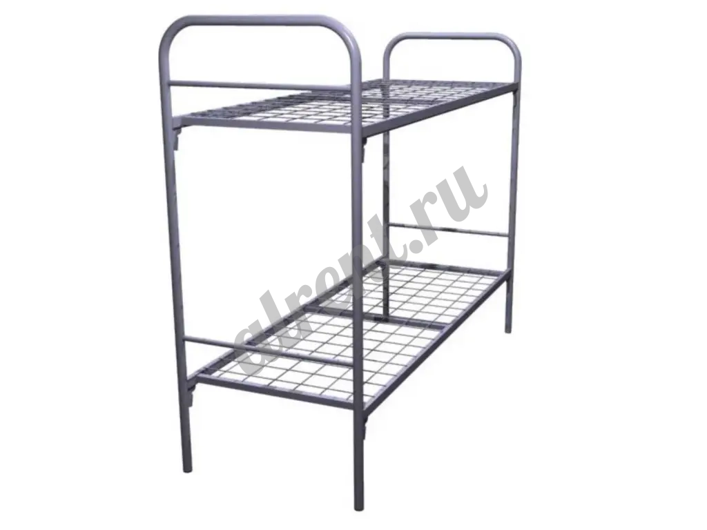 Металлические трехъярусные кровати в аренду
